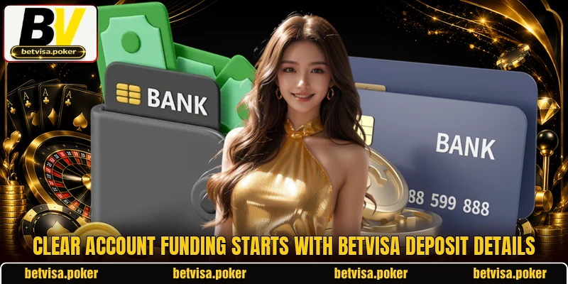 Clear account funding starts with BETVISA deposit details Clear account funding starts with BETVISA deposit details