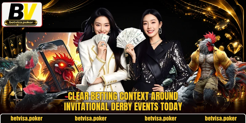 Clear betting context around Invitational Derby events today Clear betting context around Invitational Derby events today