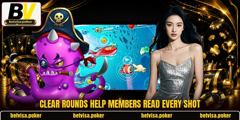 Clear rounds help members read every shot Clear rounds help members read every shot