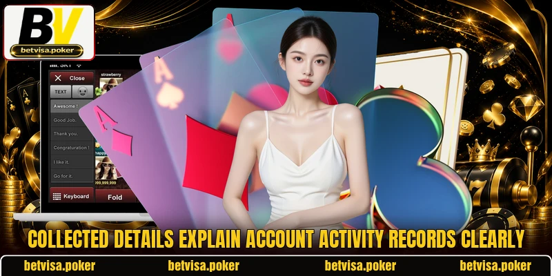 Collected details explain account activity records clearly Collected details explain account activity records clearly