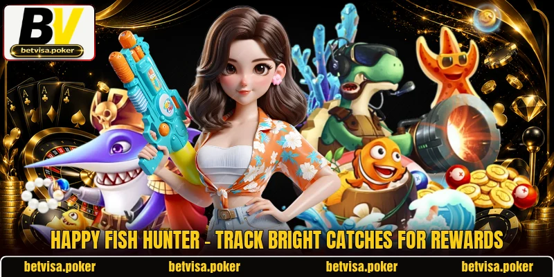 Happy Fish Hunter - Track Bright Catches For Rewards