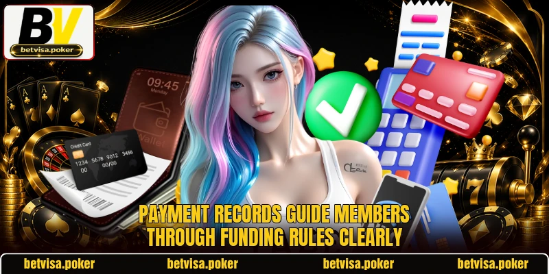 Payment records guide members through funding rules clearly Payment records guide members through funding rules clearly