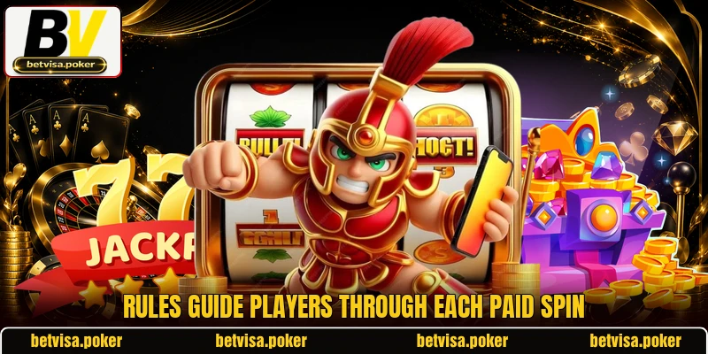 Rules guide players through each paid spin Rules guide players through each paid spin